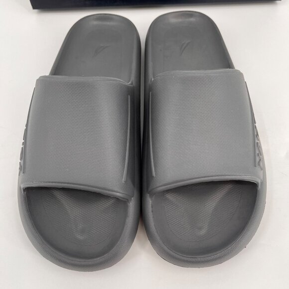 Nautica Dacio Slide Sandal Size 10M Grey Open Toe Slip-On Casual Pool Shoe - Picture 2 of 8